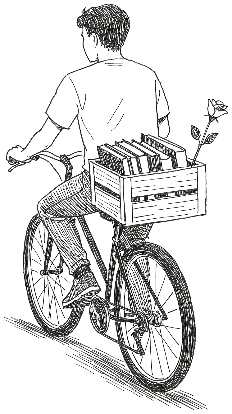 Digital bookshelf hero